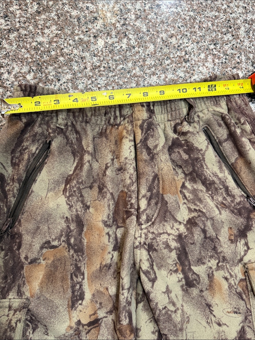 Kids Camo XL Cargo pants- Brown/Olive - Picture 3 of 5